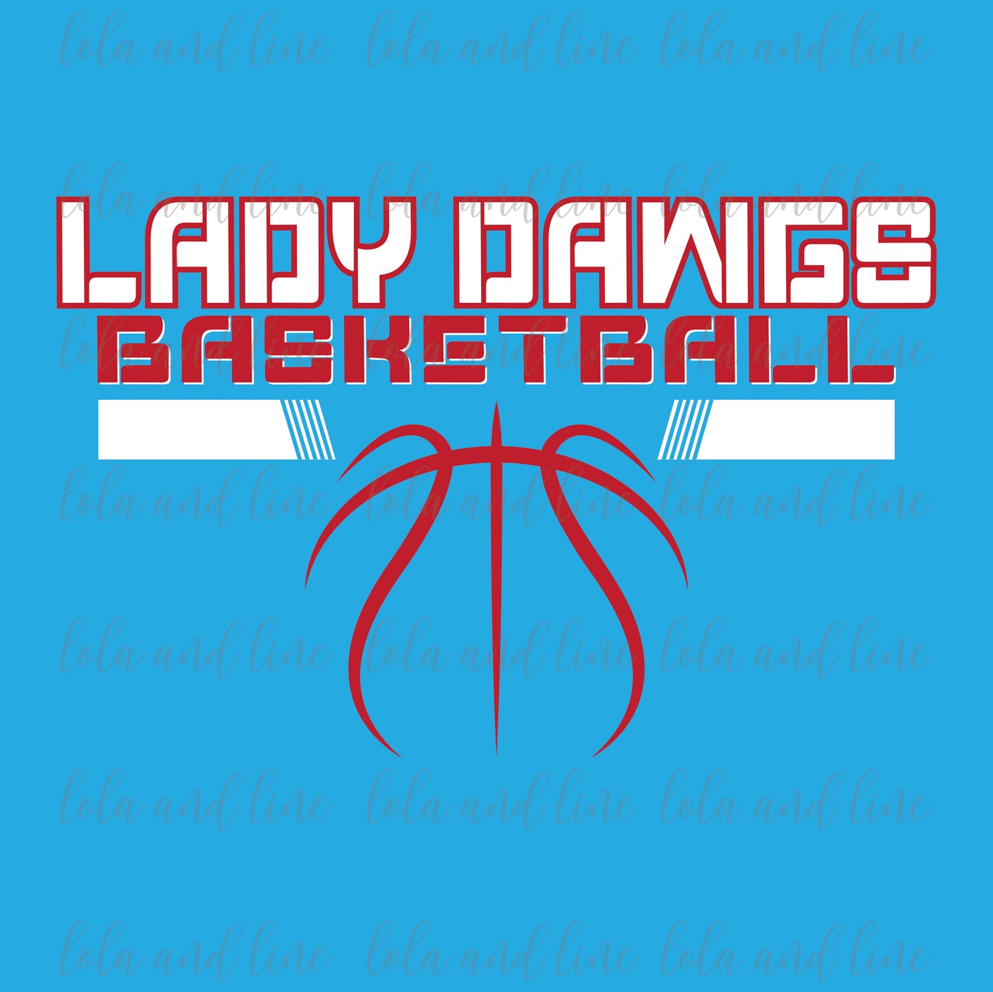 Dawgs Basketball ~ Light Blue