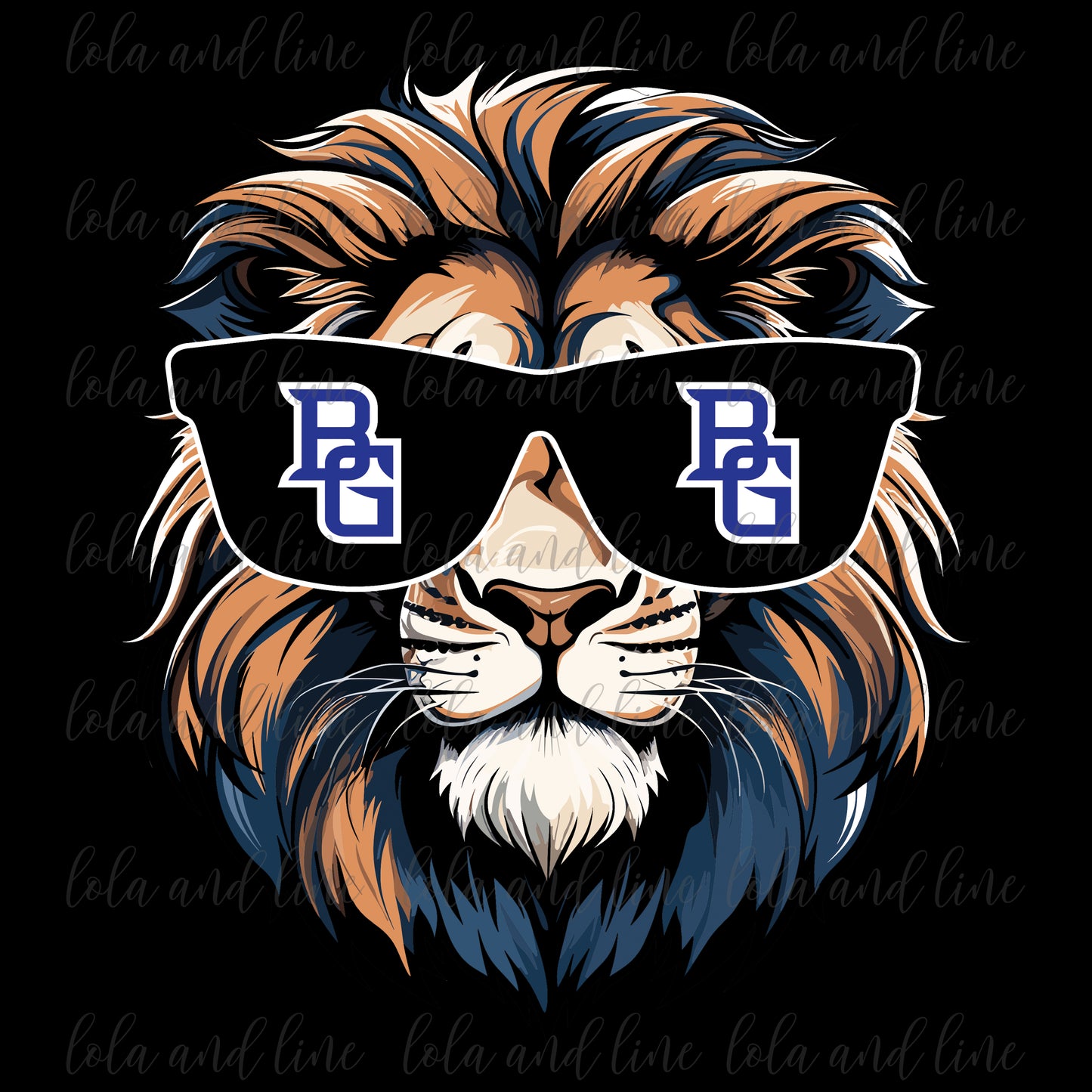 BG Lion W/Glasses
