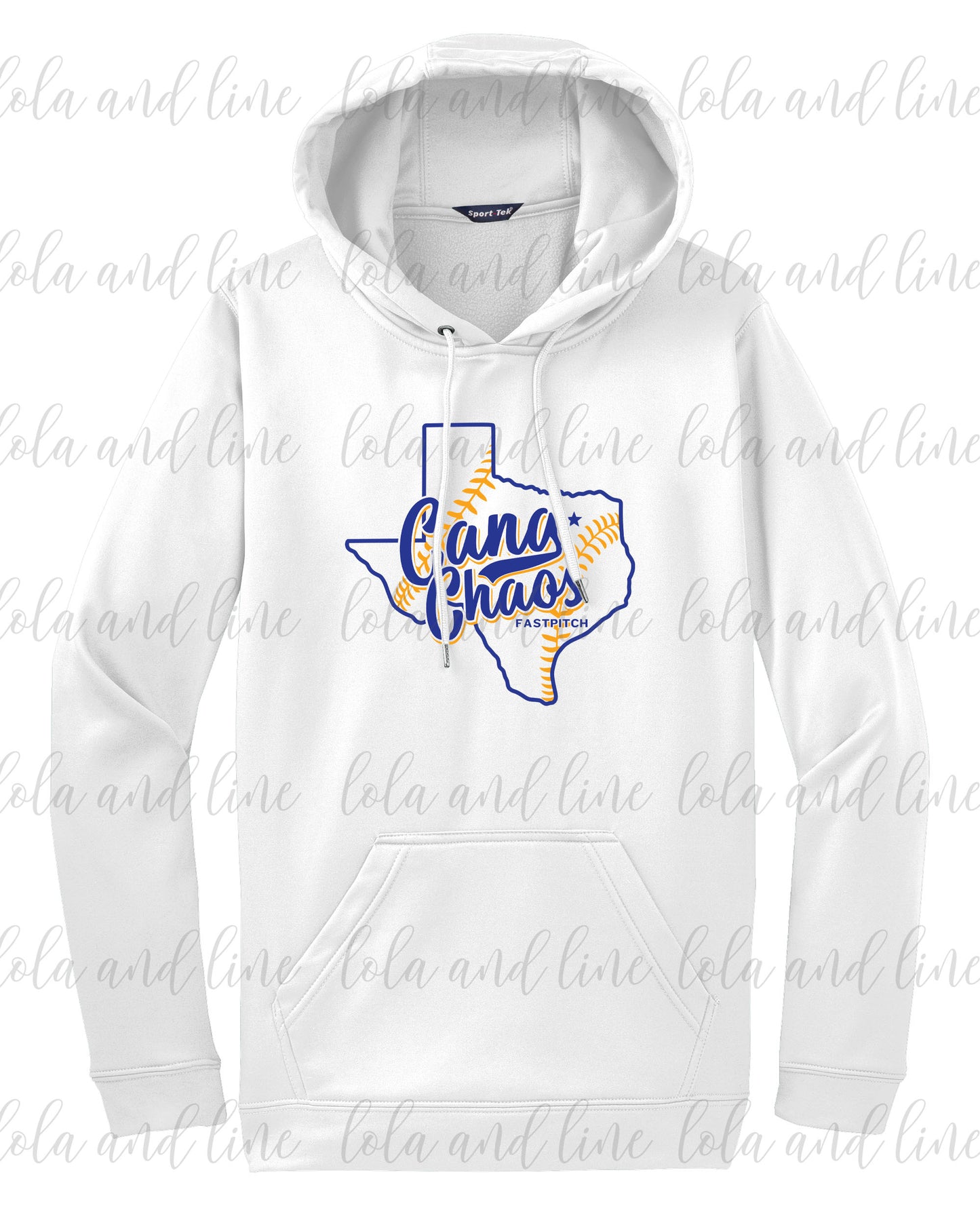 White ~ Drifit Hoodie - NO Number (Adult Only)