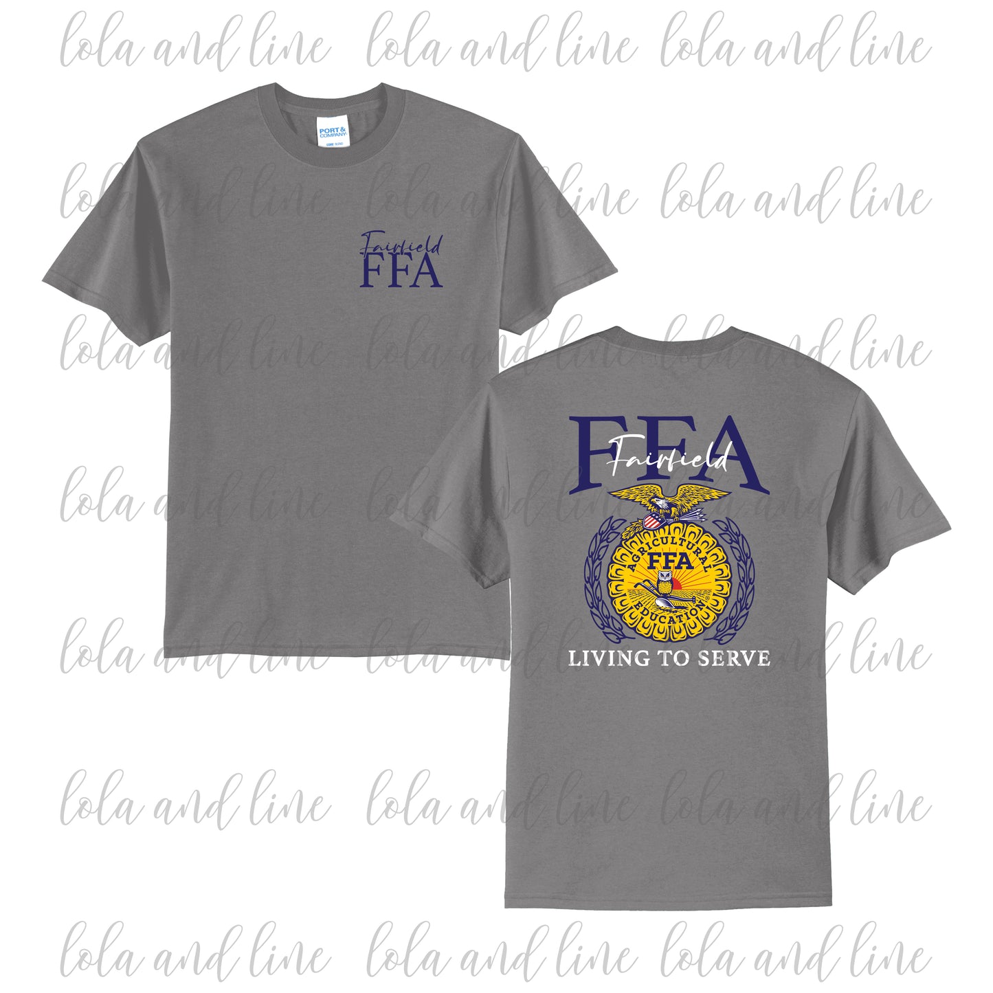 Fairfield FFA Emblem - Dark Grey