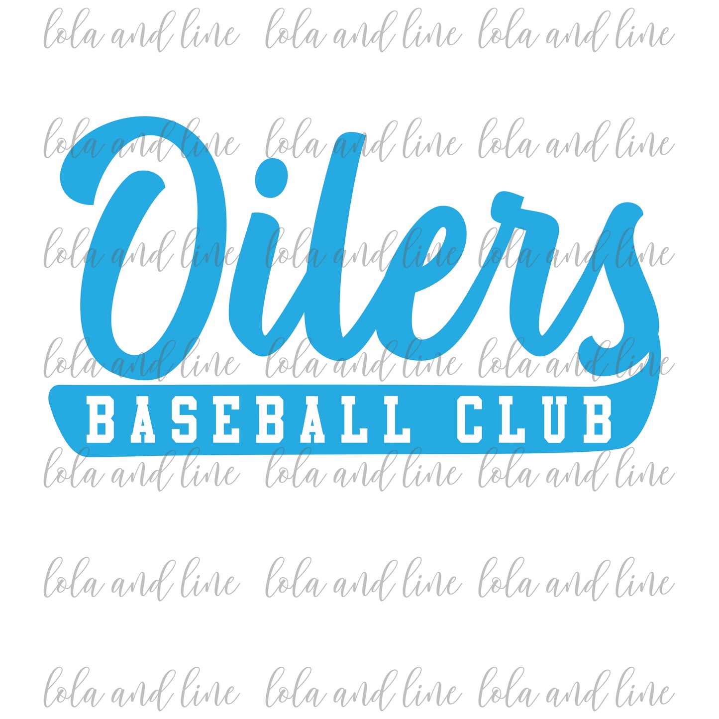 Oilers Script (white & navy tees!)